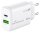 MediaRange 25W USB A/USB C Quick Charge Ladeadapter weiß, 25 Watt