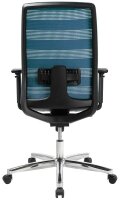 Topstar Bürostuhl AirPoint II, AP39TW2MT0CX6 Kunststoff blau, Gestell chrom