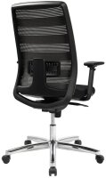 Topstar Bürostuhl AirPoint II, AP39TW2MT0CX3 Kunststoff grau, Gestell chrom