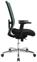 Topstar Bürostuhl AirPoint II, AP39TW2MT0CX5 Kunststoff grün, Gestell chrom