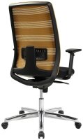 Topstar Bürostuhl AirPoint II, AP39TW2MT0CX9 Kunststoff gelb, Gestell chrom