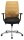 Topstar Bürostuhl AirPoint II, AP39TW2MT0CX9 Kunststoff gelb, Gestell chrom