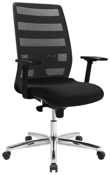 Topstar Bürostuhl AirPoint II, AP20TW2MT0CX0 Kunststoff schwarz, Gestell chrom