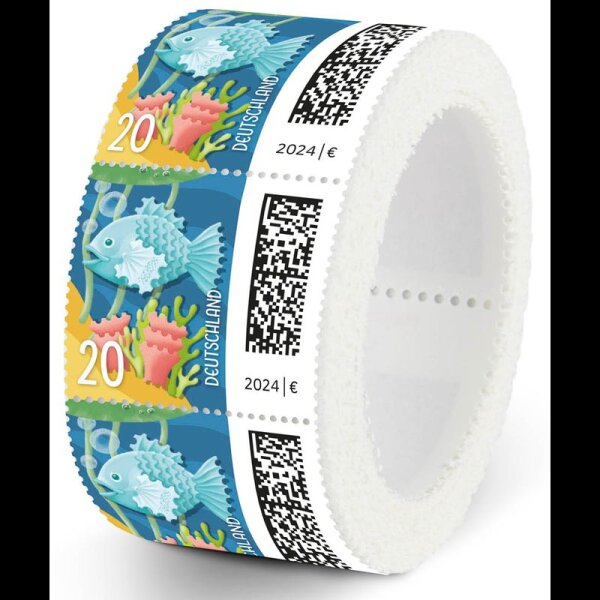 Deutsche Post 0,20 € Briefmarken "Zackenbarsch" nassklebend, 200 St.