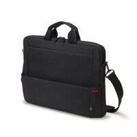 DICOTA Laptoptasche Eco Slim Case Plus BASE Kunstfaser schwarz D31838-RPET bis 39,6 cm (15,6 Zoll)
