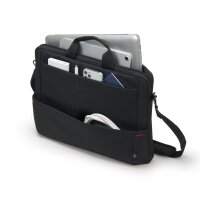 DICOTA Laptoptasche Eco Slim Case Plus BASE Kunstfaser schwarz D31838-RPET bis 39,6 cm (15,6 Zoll)