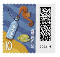 Deutsche Post 0,10 € Briefmarken "Flaschenpost" selbstklebend, 100 St.