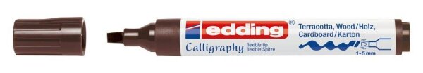 edding Calligraphy 1455 Lackmarker braun 1,0 - 5,0 mm, 1 St.
