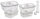 caso® Vakuumbehälter-Set VacuBoxx E-Set transparent 0,37/0,6/1,0/1,5 l, 1 Set