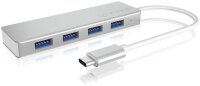 RaidSonic ICY BOX® USB-Hub IB-HUB1425-C3 4-fach silber