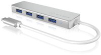 RaidSonic ICY BOX® USB-Hub IB-HUB1425-C3 4-fach silber