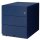 BISLEY Note Rollcontainer oxfordblau 3 Auszüge 42,0 x 56,5 x 49,5 cm