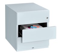 BISLEY Note Rollcontainer lichtgrau 3 Auszüge 42,0 x 56,5 x 49,5 cm