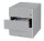BISLEY Note Rollcontainer silber 3 Auszüge 42,0 x 56,5 x 49,5 cm
