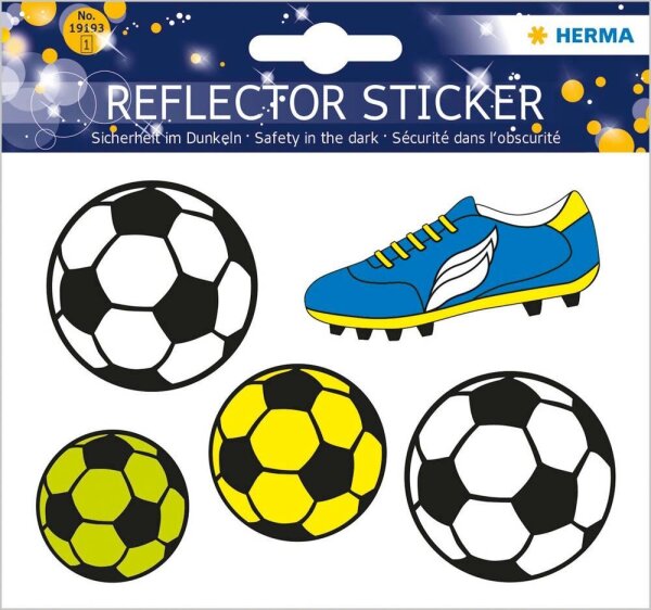 HERMA reflektierende Aufkleber Ball, 5 Etikett