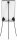 Legamaster Flipchart ECONOMY Triangle Dreibein 7-152800