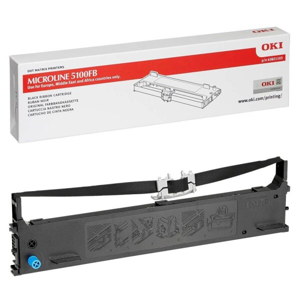 OKI 43821103 schwarz Farbband, 1 St.