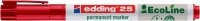 edding 25 EcoLine Permanentmarker farbsortiert 1,0 mm, 4 St.