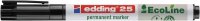 edding 25 EcoLine Permanentmarker farbsortiert 1,0 mm, 4 St.