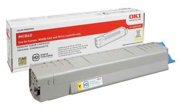 OKI 44059209  gelb Toner