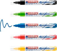 edding 5100 basic Acrylstifte farbsortiert 2,0 - 3,0 mm,...