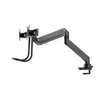Neomounts Monitor-Halterung NM-D775DXBLACK schwarz für 2 Monitore, Tischklemme, Tischbohrung