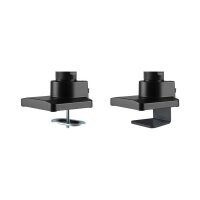 Neomounts Monitor-Halterung NM-D775DXBLACK schwarz für 2 Monitore, Tischklemme, Tischbohrung