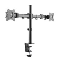 Neomounts Monitor-Halterung NM-D135DBLACK schwarz für 2 Monitore, Tischklemme, Tischbohrung