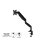 Neomounts Monitor-Halterung NM-D750BLACK schwarz für 1 Monitor, Tischklemme, Tis