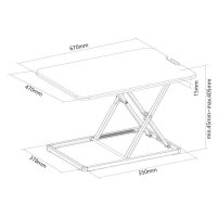 Neomounts Monitorständer NS-WS050BLACK schwarz