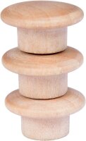 Legamaster WOODEN Magnete braun, Holz Ø 2,5 cm, 5 St.