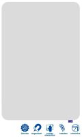 Legamaster Whiteboard ESSENCE 100,0 x 150,0 cm weiß emaillierter Stahl