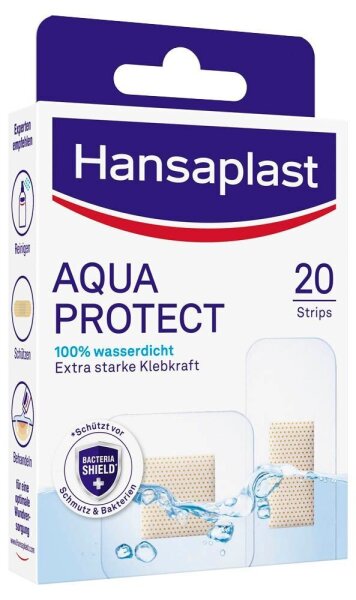 Hansaplast Pflaster AQUA PROTECT 4808200006 transparent, 20 St.