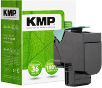 KMP L-T112BK  schwarz Toner kompatibel zu LEXMARK...