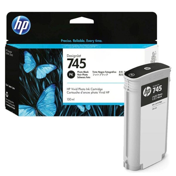 HP 745(F9J98A) Foto schwarz Druckerpatrone