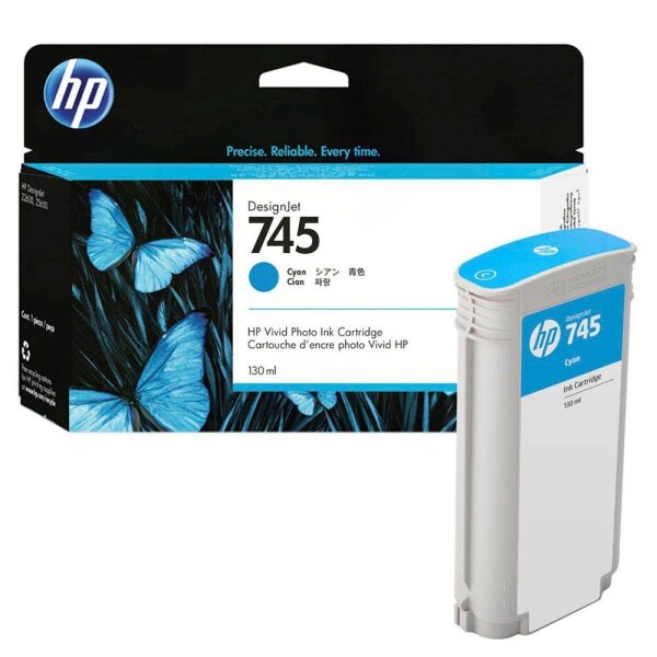 HP 745(F9J97A) cyan Druckerpatrone