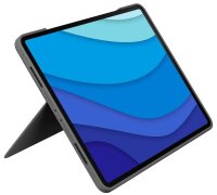 Logitech COMBO TOUCH Tablet-Tastatur grau geeignet für Apple iPad Pro 12,9" 5. G