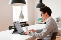 Logitech COMBO TOUCH Tablet-Tastatur grau geeignet für Apple iPad Pro 12,9" 5. G