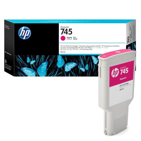 HP 745(F9K01A) magenta Druckerpatrone