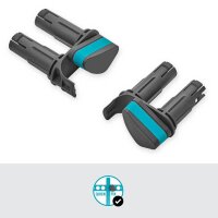 GARDENA Besenhalter Flex schwarz, türkis, 2 St.