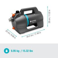 GARDENA Gartenpumpe 4200 Silent Set 600 W