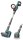GARDENA AquaBrush Universal 04/18V P4A Ready-To-Use Set Akku-Terrassenreiniger-Set 18,0 V, mit 1 Akku