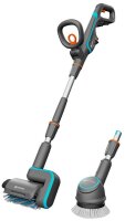 GARDENA AquaBrush Universal 04/18V P4A Solo Akku-Terrassenreiniger-Set 18,0 V, ohne Akku