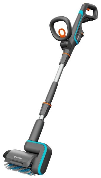 GARDENA AquaBrush Patio 03/18V P4A Solo Akku-Terrassenreiniger 18,0 V, ohne Akku