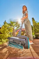 GARDENA AquaBrush Patio 03/18V P4A Solo Akku-Terrassenreiniger 18,0 V, ohne Akku