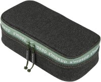 BRUNNEN Schlampermäppchen smaepp street style schwarz/grün, 22,0 x 11,0 cm