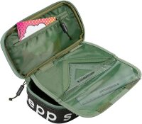 BRUNNEN Schlampermäppchen smaepp urban classic schwarz/grün, 22,0 x 11,0 cm