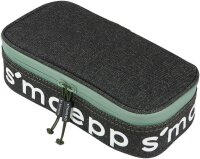 BRUNNEN Schlampermäppchen smaepp urban classic schwarz/grün, 22,0 x 11,0 cm