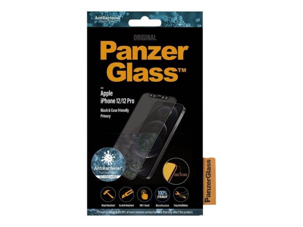 PanzerGlass™ Display-Blickschutzglas für Apple iPhone 12, iPhone 12 Pro