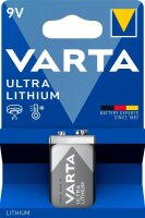 VARTA Batterie ULTRA LITHIUM Lithium E-Block 9,0 V, 1 St.